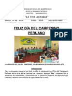 VOZ AGRARIA N 08-2016 - Dia Del Campesino