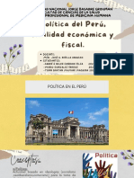 Semana 2 - Politica Del Peru, Realidad Economica y Fiscal