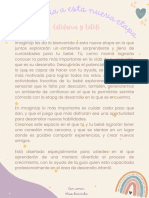 Carta de Bienvenida Estimulación Temprana