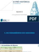 BLOCO 2.3.os Primeiros Hominídeos