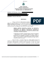 Decisão Presidente Do Tribunal Negando Seguimento em Recuso Extraordinário