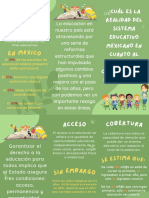 Actividad 1 - Tríptico de Cuál Es La Realidad Del Sistema Educativo Mexicano - Imprimir