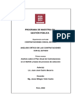 Análisis del PAC y bases de contratación del PNA