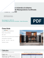 Adaptación de Vivienda Al Sistema Constructivo de Mampostería Confinada Título E - NSR10