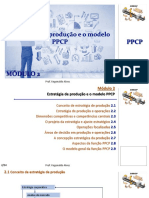 Modulo 2 - Estratégia de Produção e o Modelo PPCP