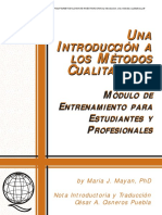 Mayan 2001 Introduccion a Metodos Cualitativos