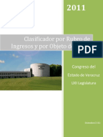 Clasificador Por Rubro de Ingresos y Por Objeto de Gasto (Veracruz)