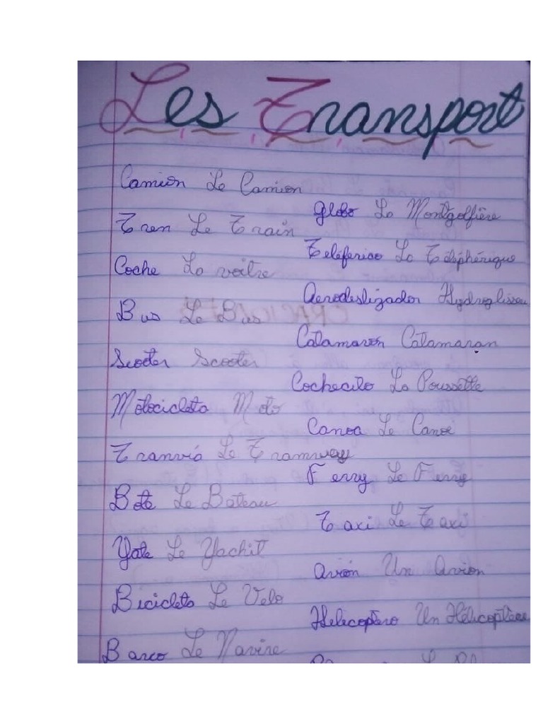 Medios de Transporte | PDF