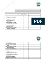 Lista de Apreciacion Matematicas Primer Ciclo