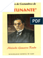 Artículos de Costumbres de El Tunante: retrato de la sociedad peruana
