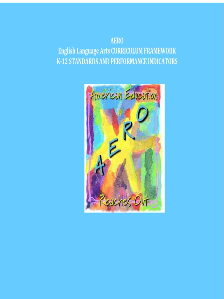AERO English Language Arts Framework | PDF | Phonics | Fluency