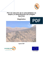 Plan de Reducción de La Vulnerabilidad A La Sequía y La Desertificación de La Región Apurímac - Diagnóstico