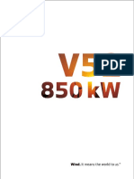 V52 - 850 KW - Dimensiones