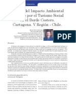 Efectos Del Impacto Ambiental Causado Por El Turismo Social. Cartagena