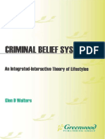 Glenn D. Walters - Criminal Belief Systems - An Integrated-Interactive Theory of Lifestyles (2002)
