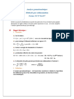 Analyse Granulométrique Méthode Par Sédimentation Norme NF P 94-057