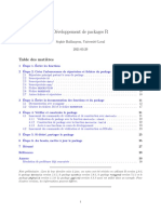 Développement Packages R