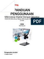 KKMOON Mikroskop Digital USB Dengan Monitor & Stand - G1000