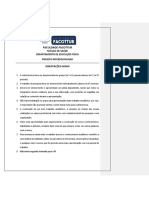 Faculdade Facottur: Núcleo de Saúde Departamento de Educação Física Projeto Interdisciplinar Orientações Gerais