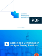 Brochure Gestion de La Contaminacion Del Agua Suelo y Residuos