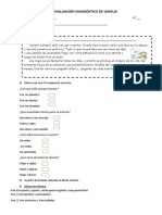 Evaluación Diagnóstico 2021