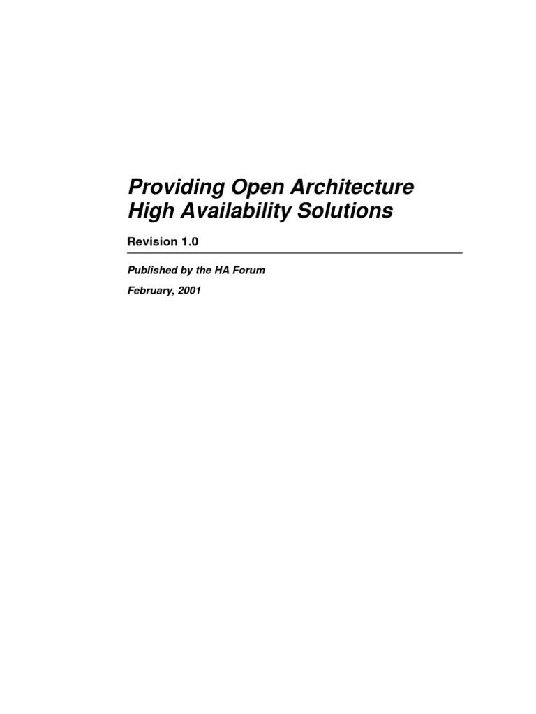 Ha Solutions | PDF | Reliability Engineering | Operating System