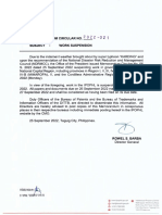 IPOPHL Memorandum Circular No. 2022-021 Work Suspension (Monday, September 26, 2022)