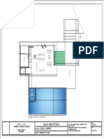 Modern outdoor kitchen and lounge area floor plan