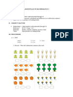 Lesson Plan in Mathematics I