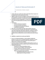 Apuntes Curso Fundamentos de La Atención Al Cliente para Profesionales IT