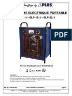 Notice Technique Aerotherme Electrique Portable Air Chaud Elp 9-15-22 Chauffage by Splus 1548239526