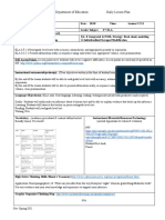 Stetson University Department of Education Daily Lesson Plan