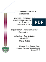 Actividad 1 Minar Datos - Zacarias Tenorio Daniel 3CV9