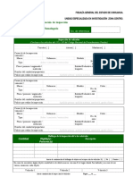 Anexo de Continuación de Inspección de Vehículos