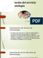 Organizacion Del Servicio de Neonatologia