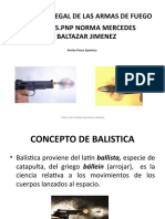 Quimica Legal de Las Armas de Fuego CRNL S.PNP Norma Mercedes Baltazar Jimenez