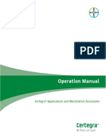 Certegra Applications and Workstation AccessoriesOperation Manual