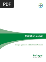 Certegra Applications and Workstation AccessoriesOperation Manual