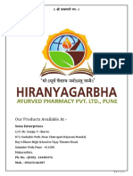 Hiranyagarbha Pharmacy Product List