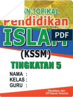 Latihan Topikal Pendidikan Islam Tingkatan 5