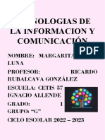 TECNOLOGIAS DE LA INFORMACION Y COMUNICACIÓN Tics