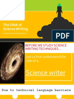 DNA of Science Writing Davao 2018