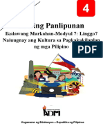 AP4 - q2 - Mod7 - Naiuugnay Ang Kultura Sa Pagkakakilanlan NG Mga Pilipino - v3