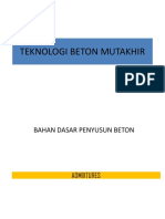 Teknologi Beton Mutakhir Kuliah 6-7 Pasca Sarjana 2019 - 2020 Genap Ubd