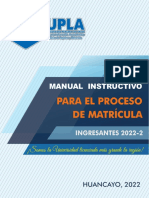 Manual Instructivo Ingresantes 2022-2 Actualizado