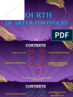 Fourth Quarter Portfolio Contents and Module Highlights