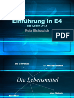 Einführung in E10- Lebensmittel