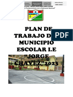 Plan de Trabajo Del Municipio Escolar Enviar