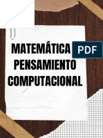 CICLO VI Matemática y Pensamiento Computacional