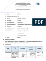 Esquema de Sesión de Aprendizaje Practica